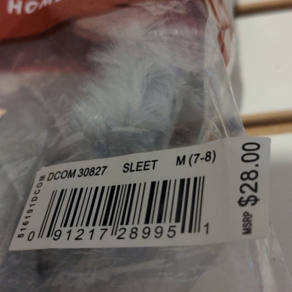 Dearfoams bailey plush fuzzy scuff slippers - Picture 4 of 6